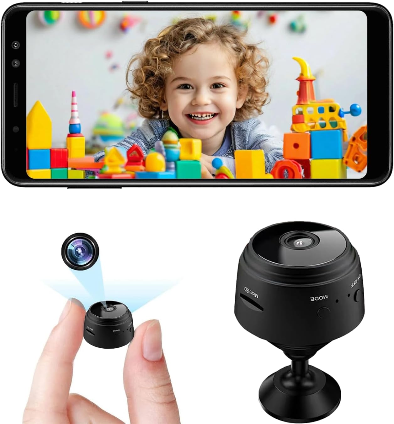 Home Security Honeywell - Mini Security Camera,1080P HD WiFi Home
