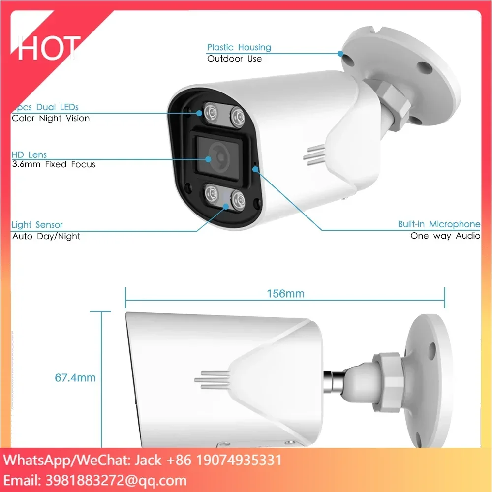 Ip Camera Outdoor 4K - 4CH NVR H.265 Outdoor 8MP Ultra