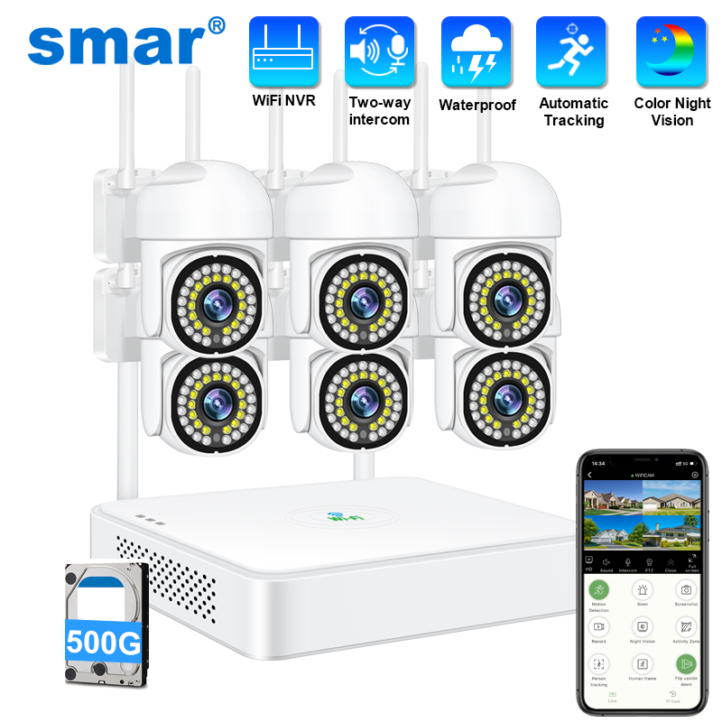 Home Security Kit - Smar 3MP Wireless CCTV Security Camera
