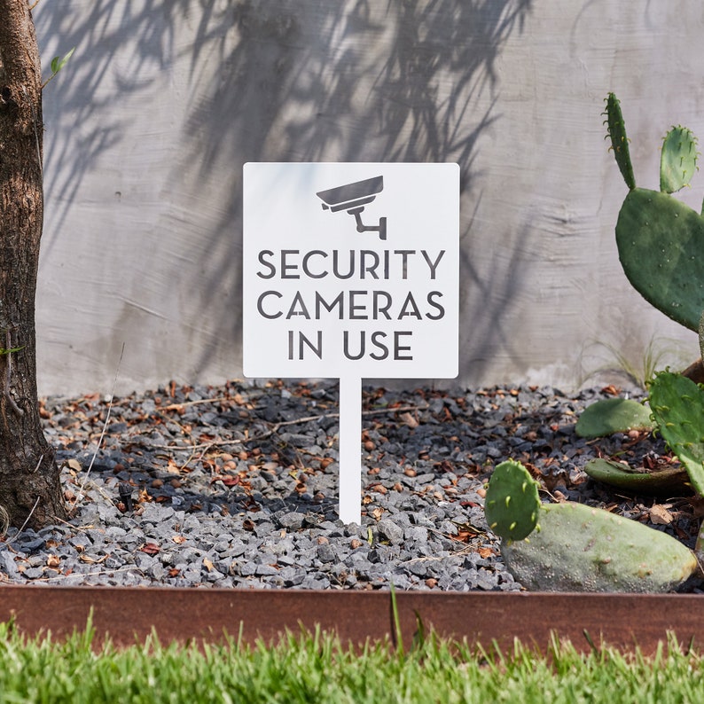 Security Camera Yard Sign - Mo - Home Yard Security Cameras 评论和价格