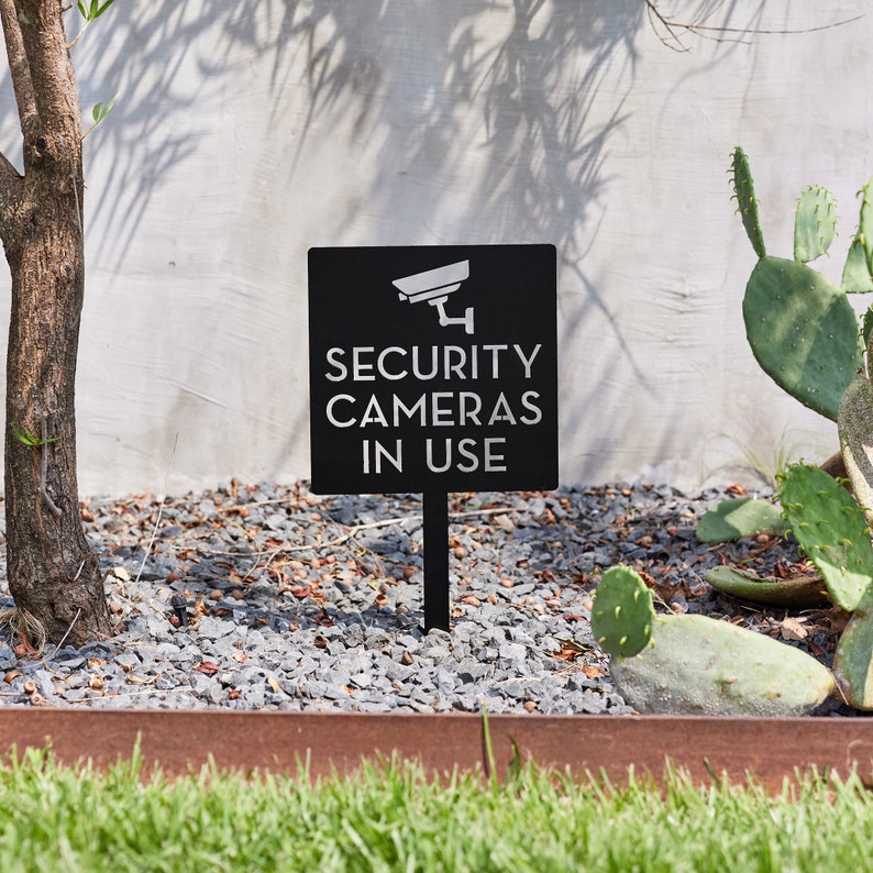 Security Camera Yard Sign - Mo - Home Yard Security Cameras 评论和价格