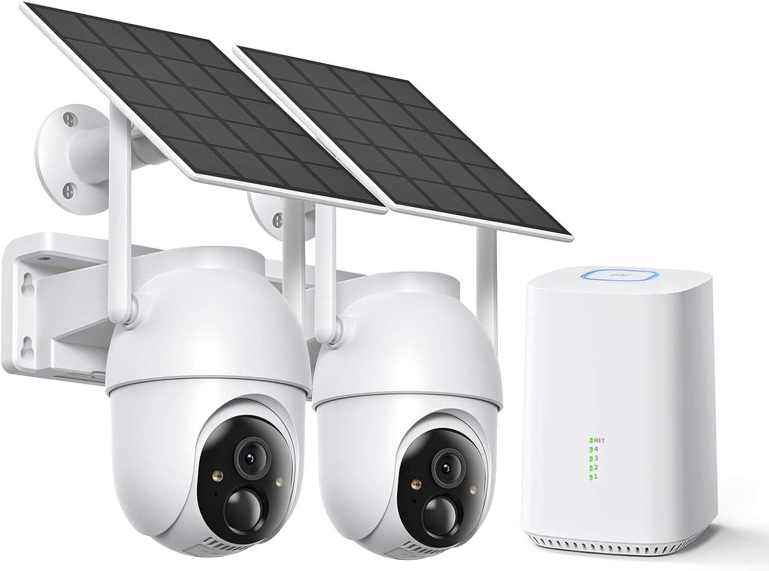 Wireless Outdoor Solar-Powered - Home Security No Monthly Fee 评论和价格