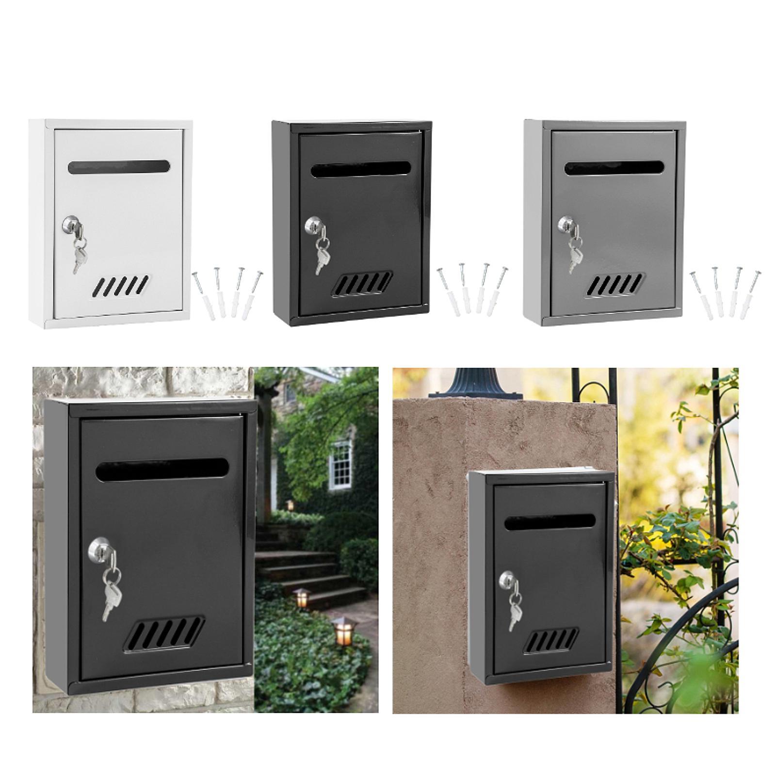 Wall Mounted Mailbox Locking M - Home Security Letters 评论和价格