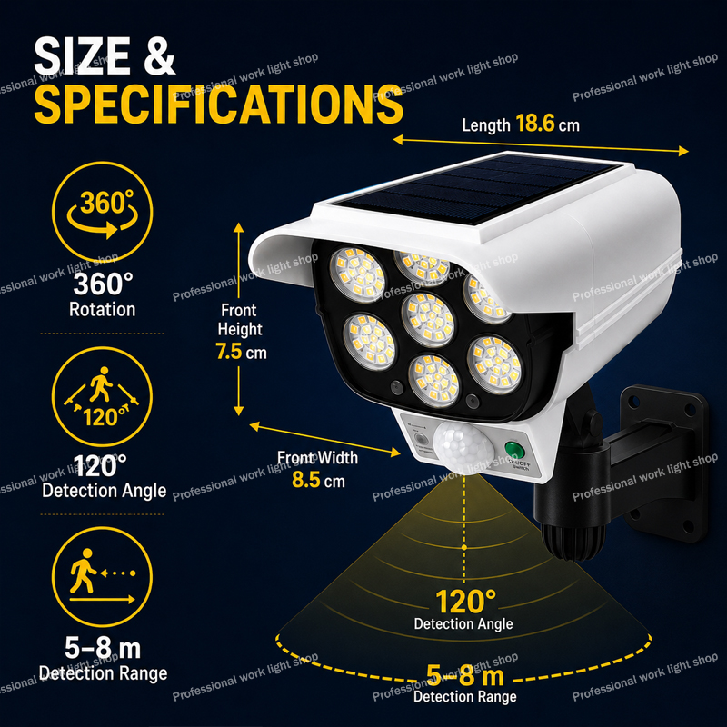 77 LED Solar Dummy Security Ca - Home Yard Security Cameras 评论和价格