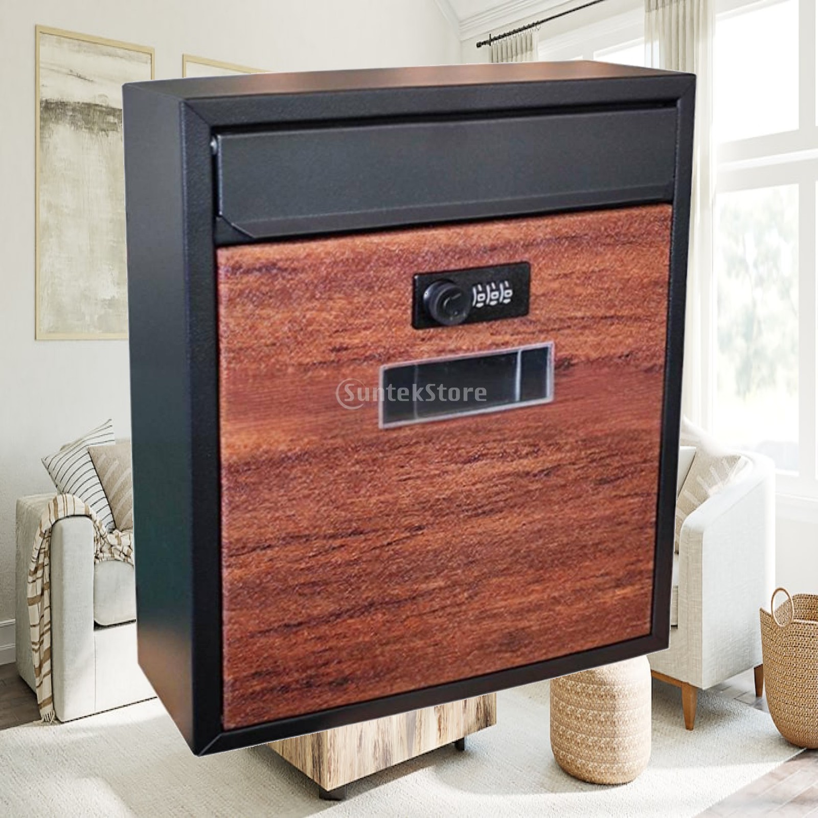 Iron Letter Box with Combinati - Home Security Letters 评论和价格