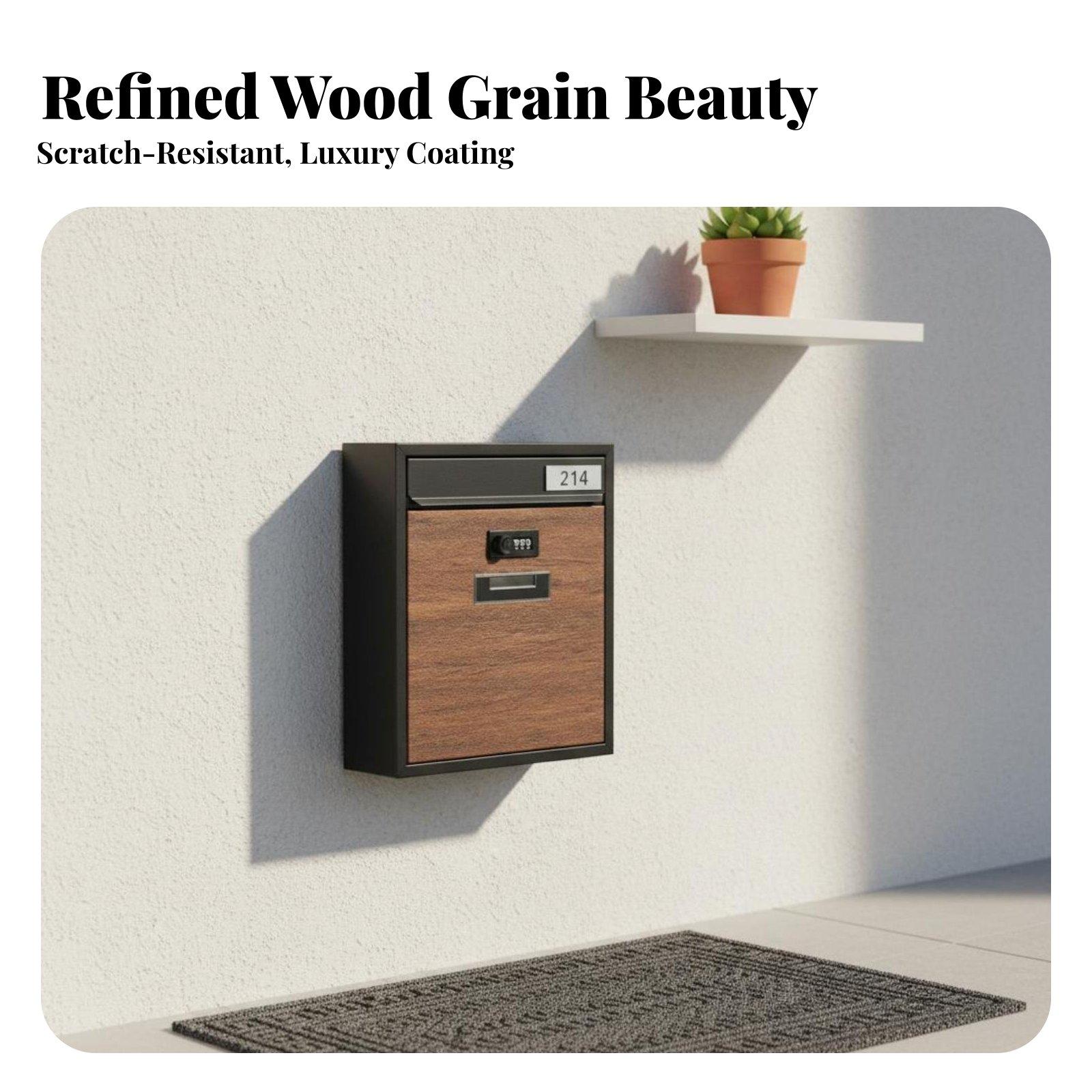 Iron Letter Box with Combinati - Home Security Letters 评论和价格
