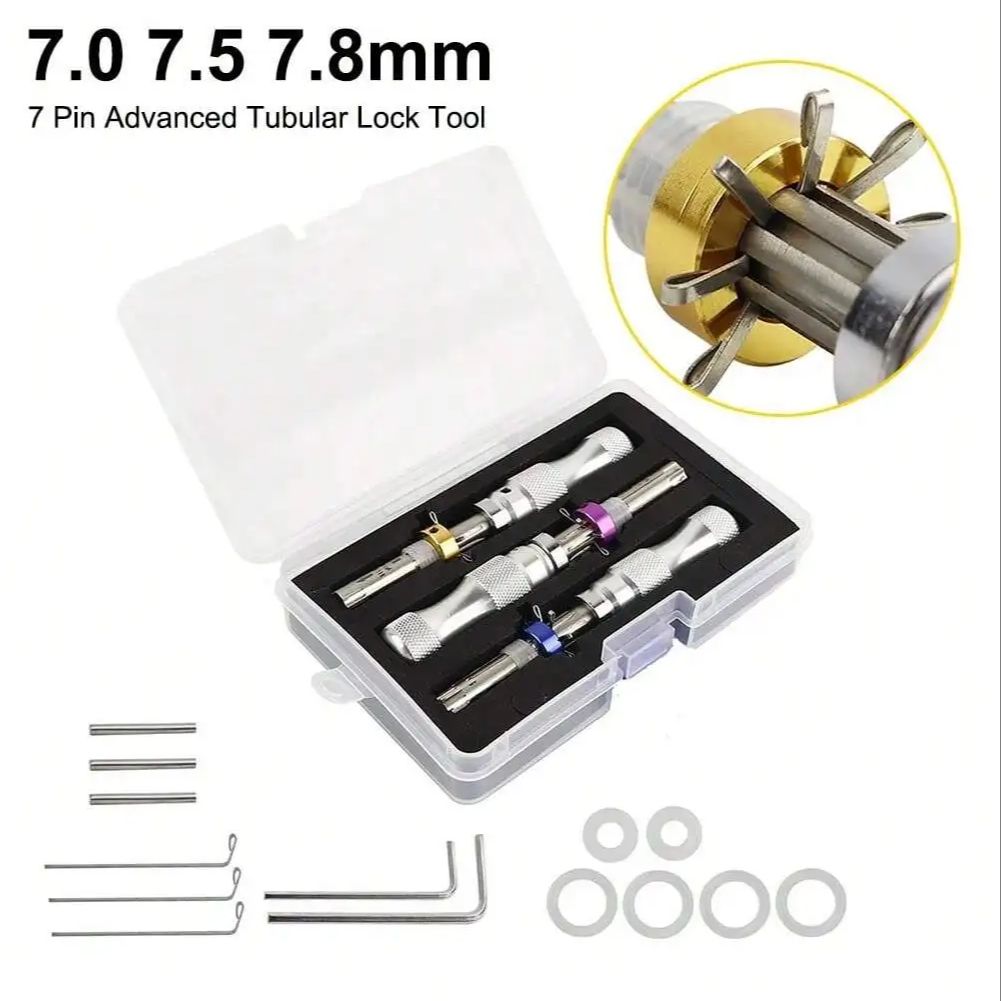 Professional 7-Pin Tubular Loc - Lock Picking Set 评论和价格