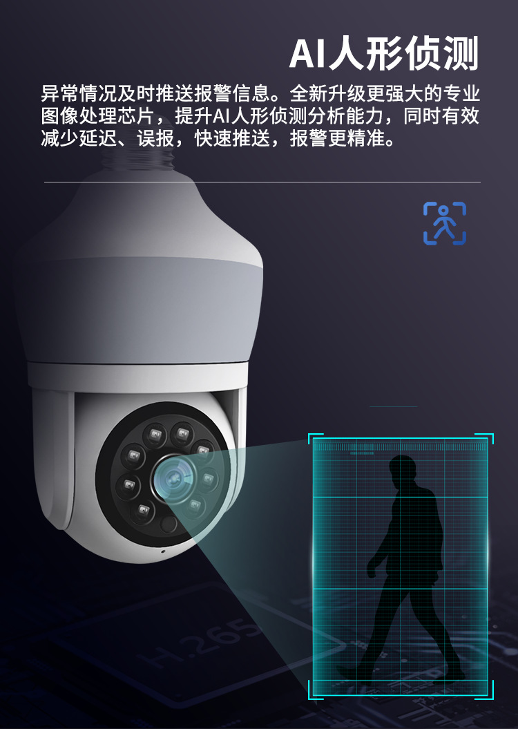 3MP 1296P Yoosee/Carecam APP N - Home Security Flood Lights 评论和价格