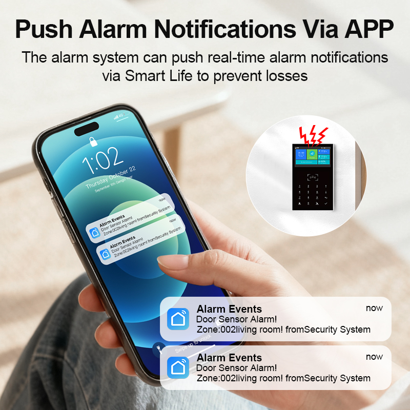 Smart Home Alarm System 2.4G W - Home Security No Monthly Fee 评论和价格