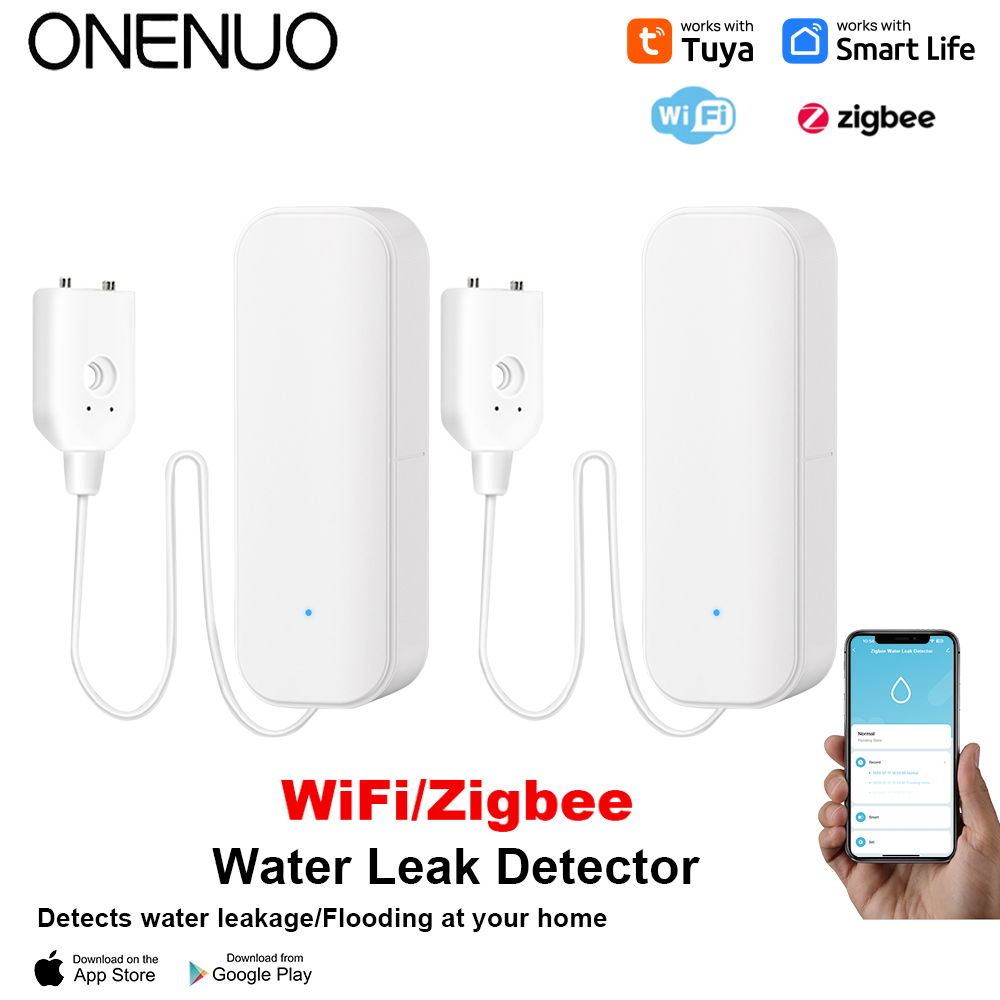 WiFi/Zigbee Water Sensor Tuya  - Home Security Monitor 评论和价格