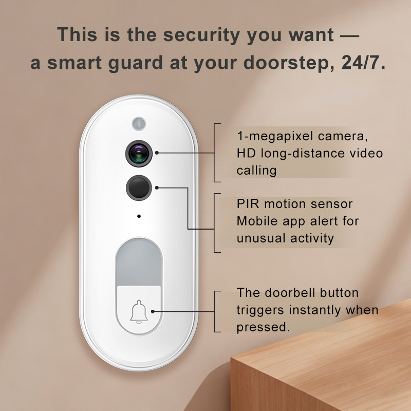 Tuya Smart Video Doorbell Wire - Home Security Blink 评论和价格