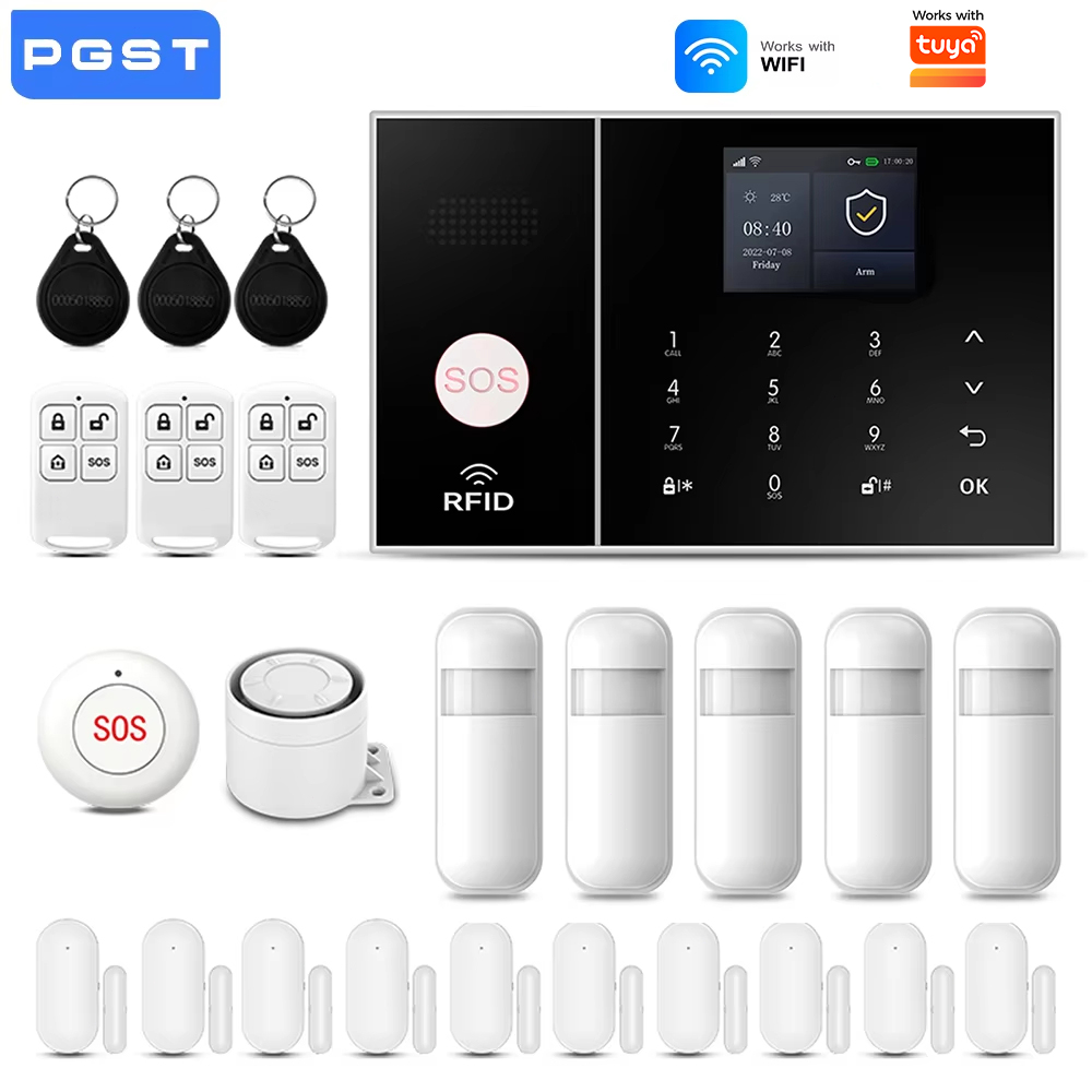 Wireless Alarm System 2.4GWiFi - Home Security No Monthly Fee 评论和价格
