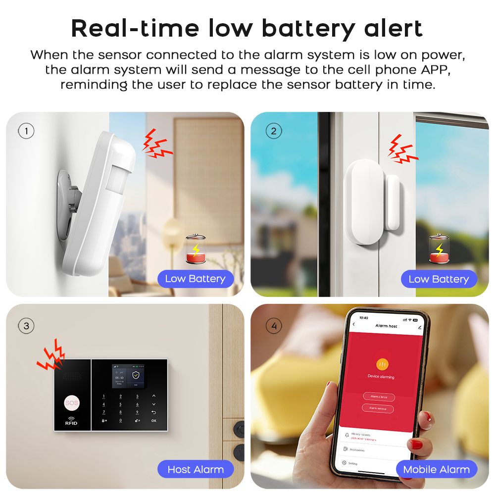 Wireless Alarm System 2.4GWiFi - Home Security No Monthly Fee 评论和价格