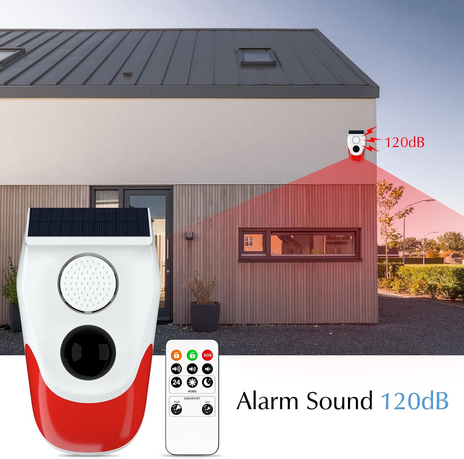 Solar Motion Sensor Outdoor Al - Home Security Blink 评论和价格