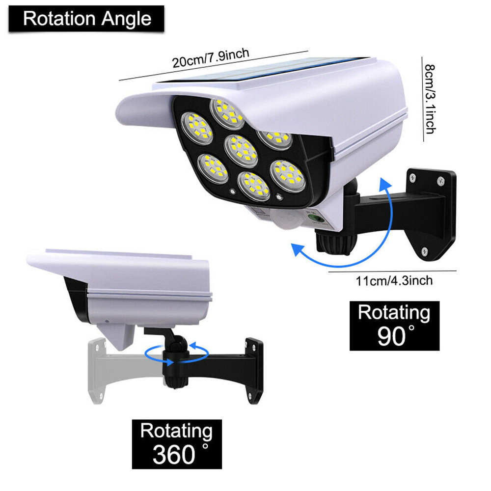 Outdoor Solar Light Motion Sen - Home Security Flood Lights 评论和价格