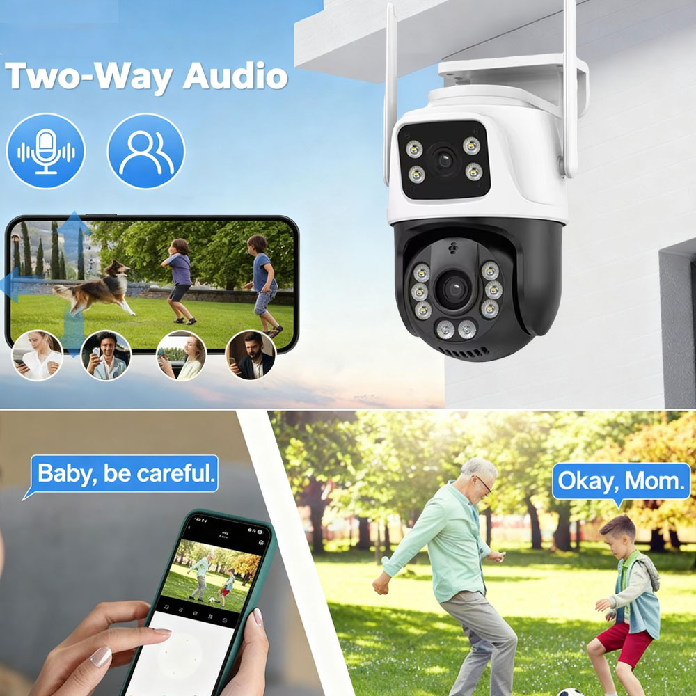 8MP 4K WiFi PTZ Security Camer - Home Yard Security Cameras 评论和价格