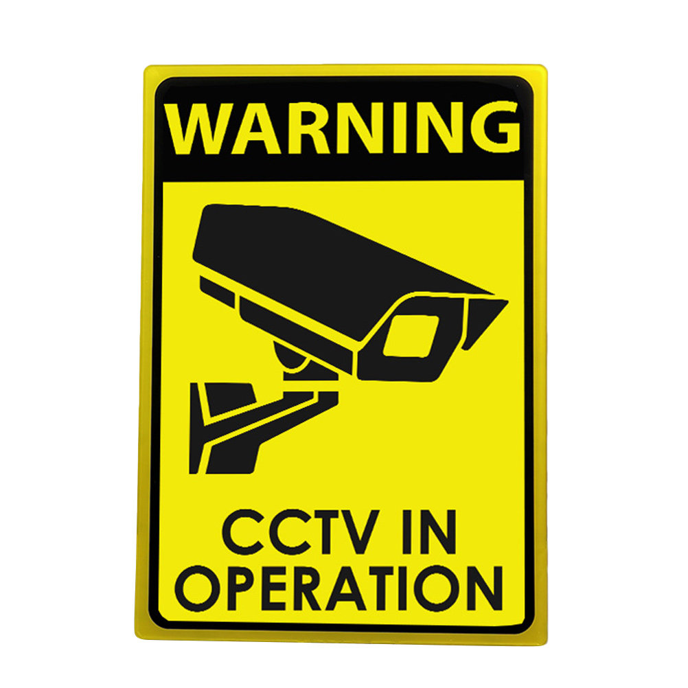 Acrylic Security Camera Warnin - Home Yard Security Cameras 评论和价格