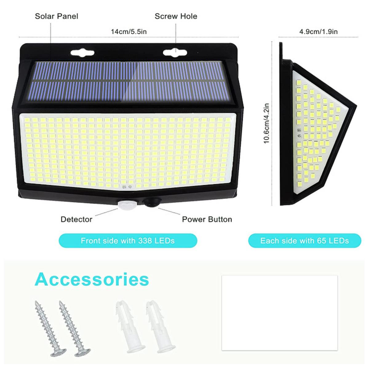 3-Sided LED Wall Light Auto On - Home Security Flood Lights 评论和价格