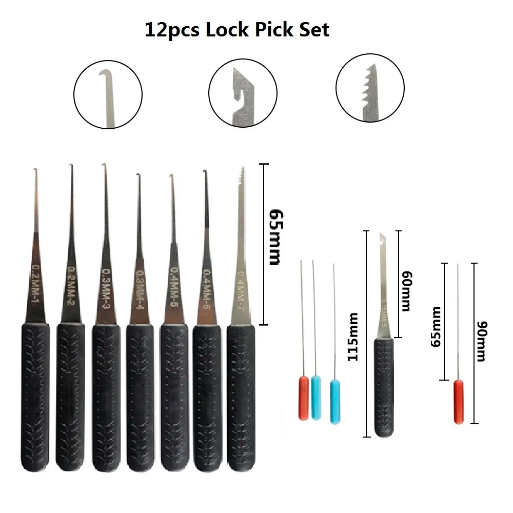 5IN1 Broken lock take out tool - Lock Picking Set 评论和价格