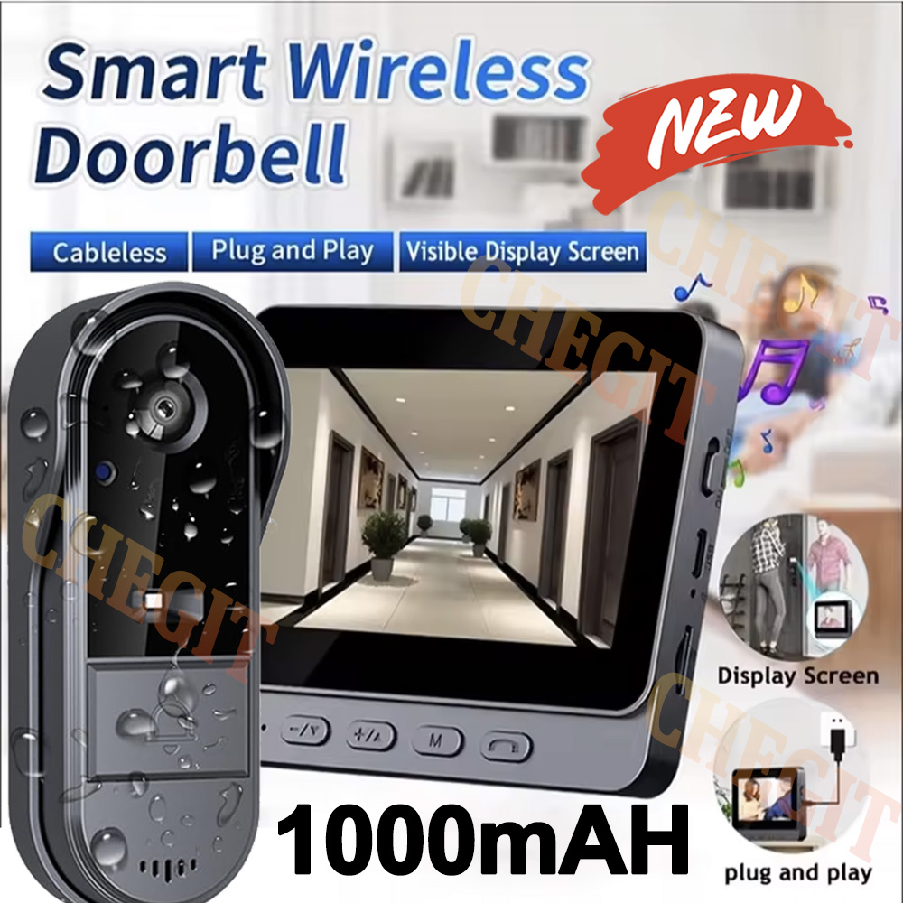 Wireless Wifi Doorbell Camera  - Home Security Blink 评论和价格