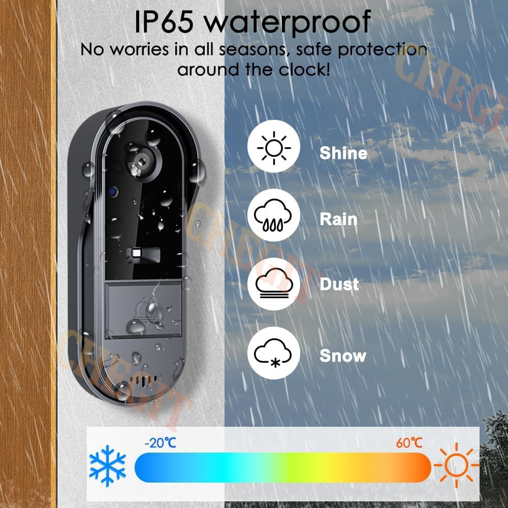 Wireless Wifi Doorbell Camera  - Home Security Blink 评论和价格