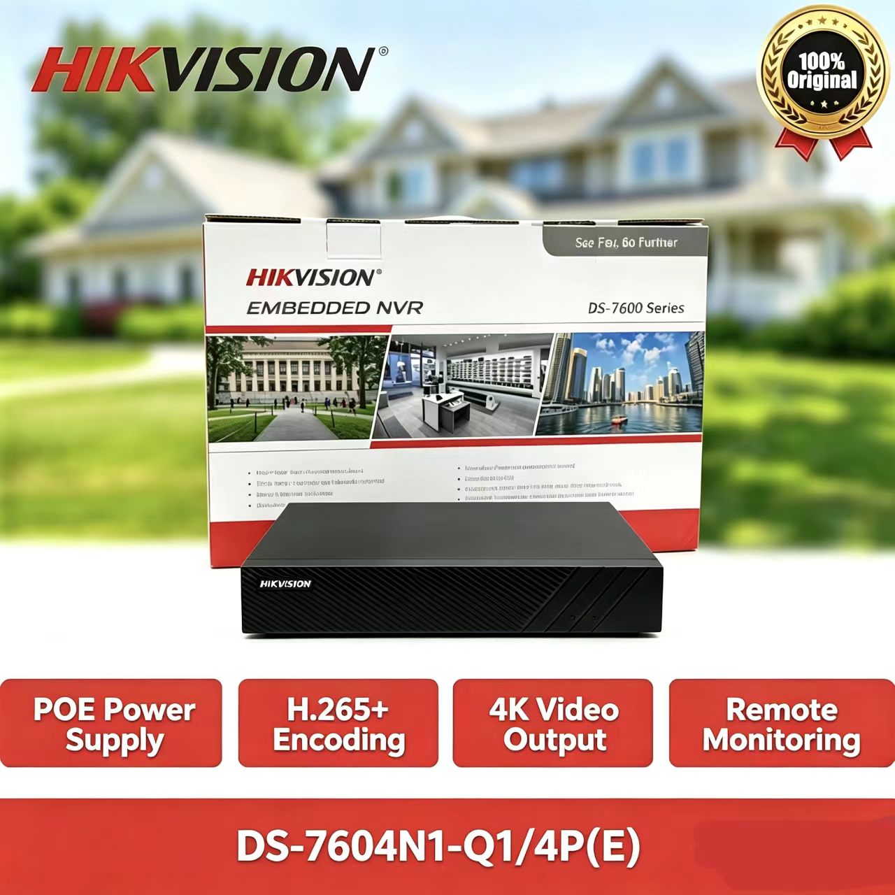 Hikvision DS-7604NI-Q1/4P(E) 4 - Home Security Hikvision 评论和价格