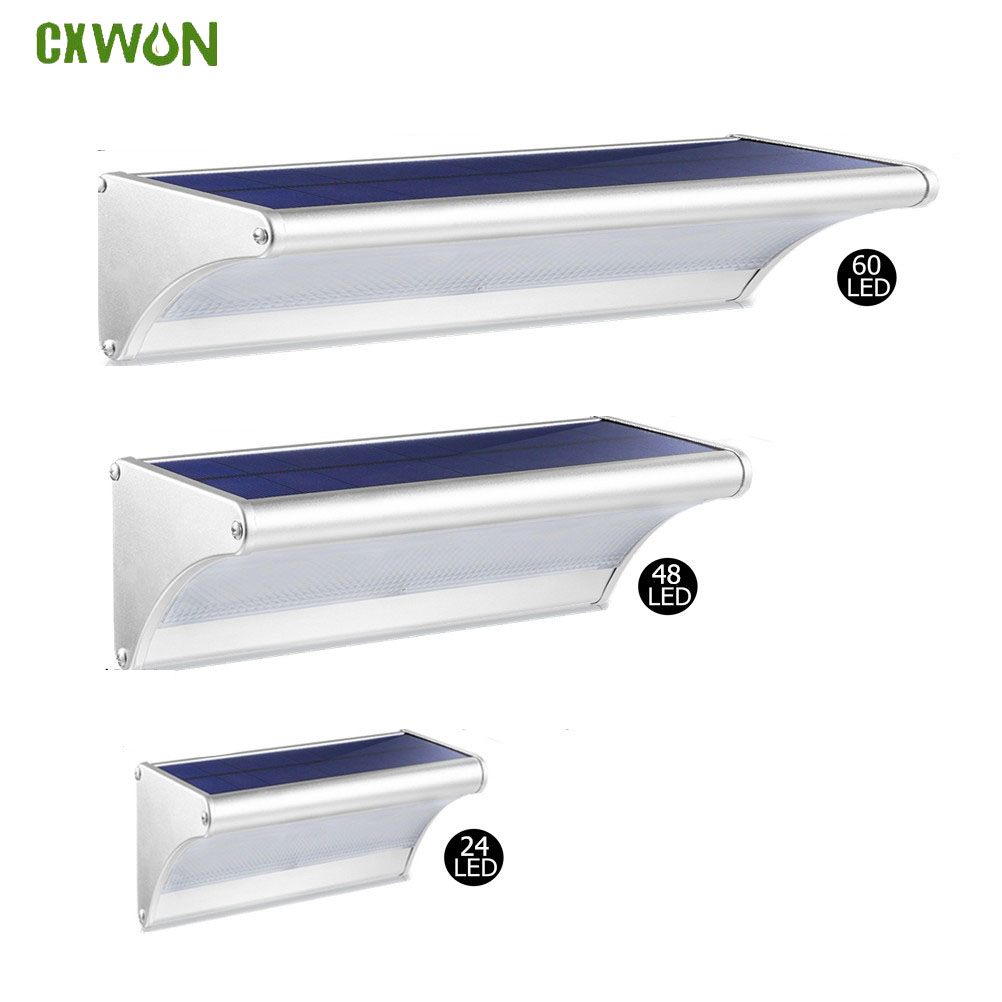 Outdoor Solar 60/48/24Led Lamp - Home Security Flood Lights 评论和价格