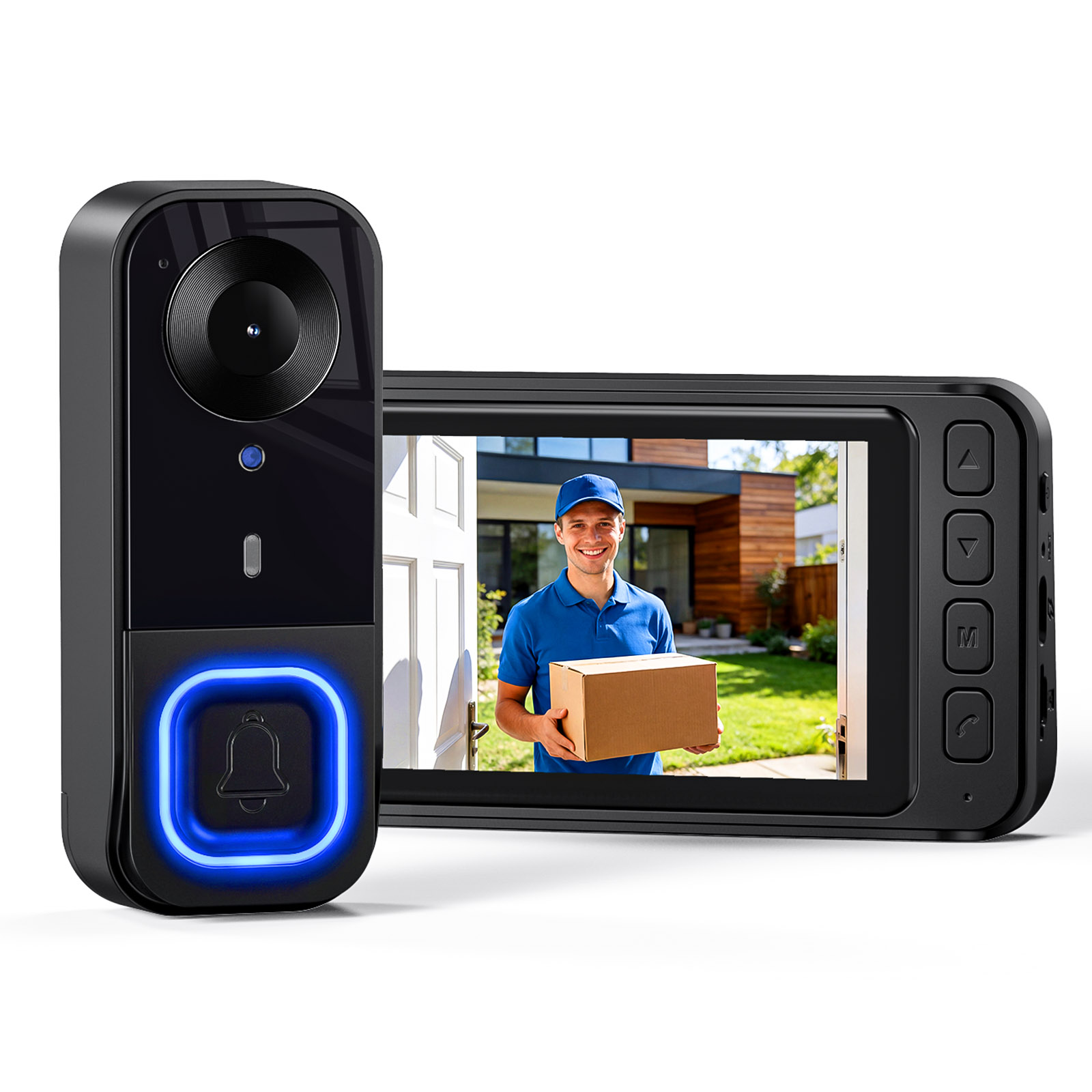 Video Doorbell HD Camera Night - Home Security No Monthly Fee 评论和价格