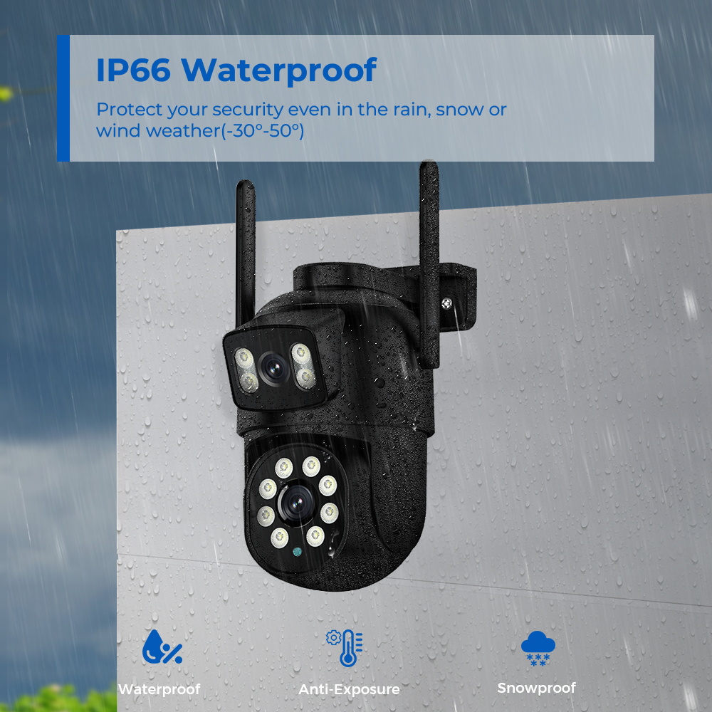Outdoor 8MP 4K WiFi PTZ Securi - Home Yard Security Cameras 评论和价格
