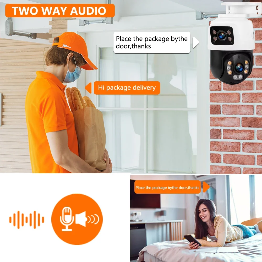 Outdoor 8MP POE PTZ Security C - Home Yard Security Cameras 评论和价格