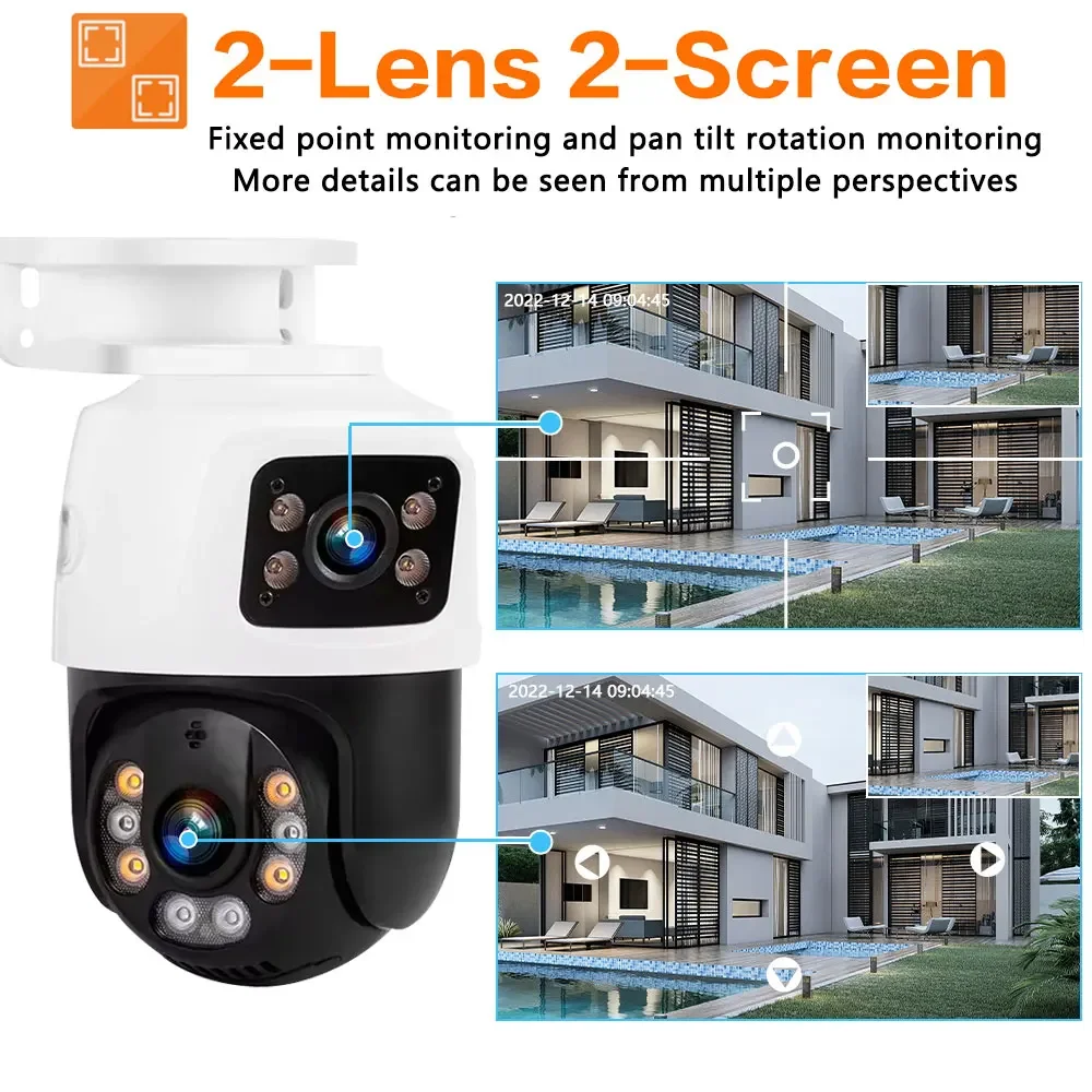 Outdoor 8MP POE PTZ Security C - Home Yard Security Cameras 评论和价格