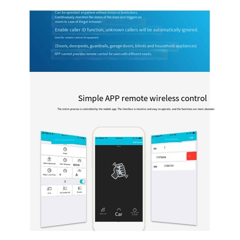 B04C-RTU5024 GSM Door Opener R - Home Security Kit 评论和价格