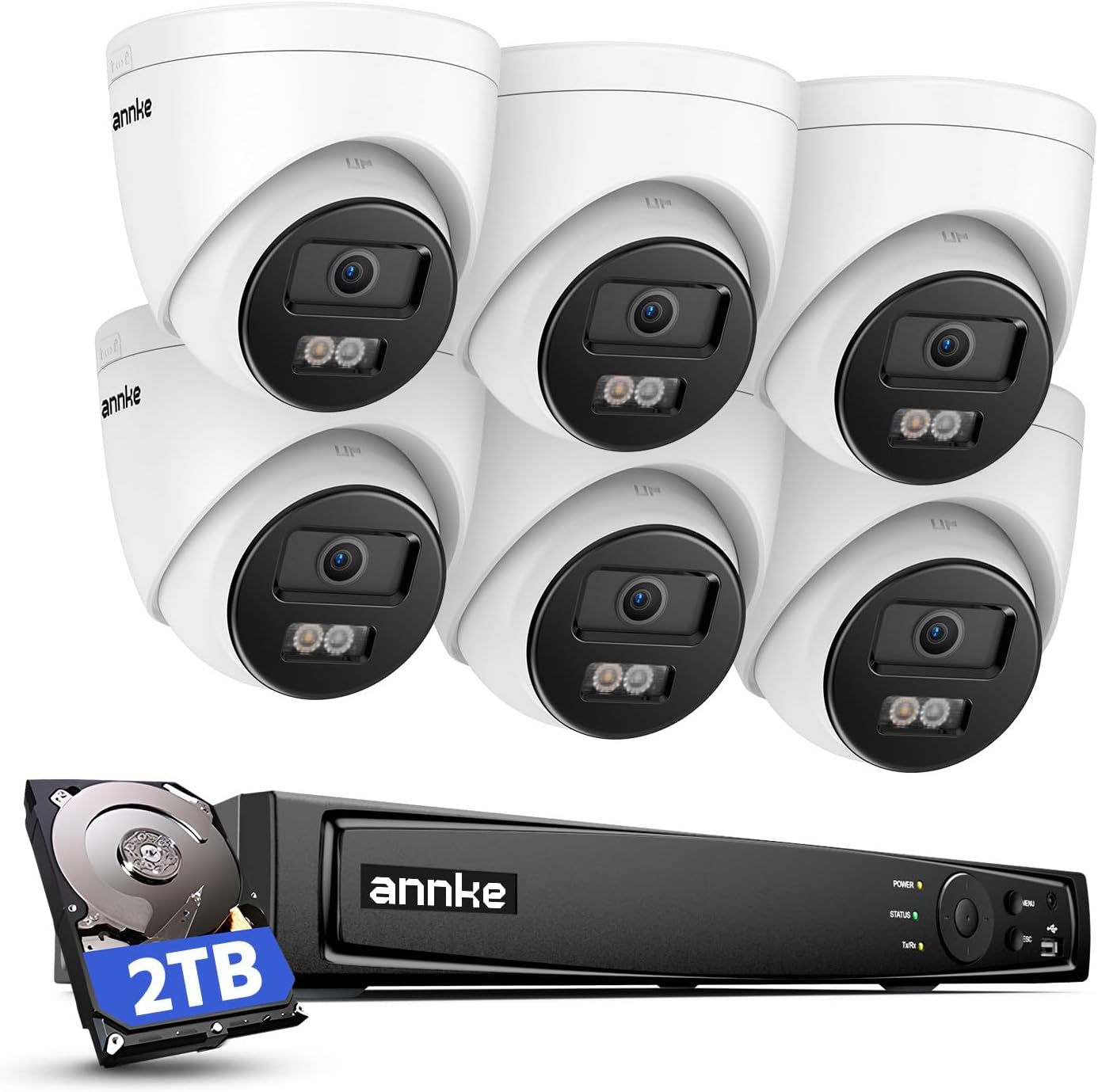 ANNKE 8CH 4K PoE Security Came - Ip Camera Outdoor 4K 评论和价格