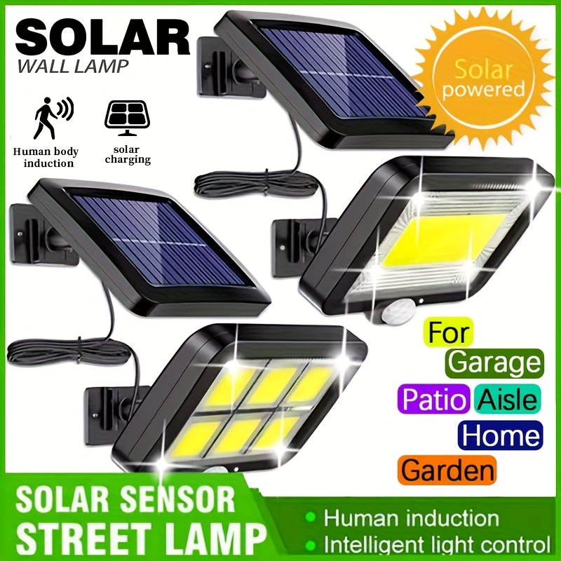 LED Solar Split Wall Lamp Outd - Home Security Flood Lights 评论和价格