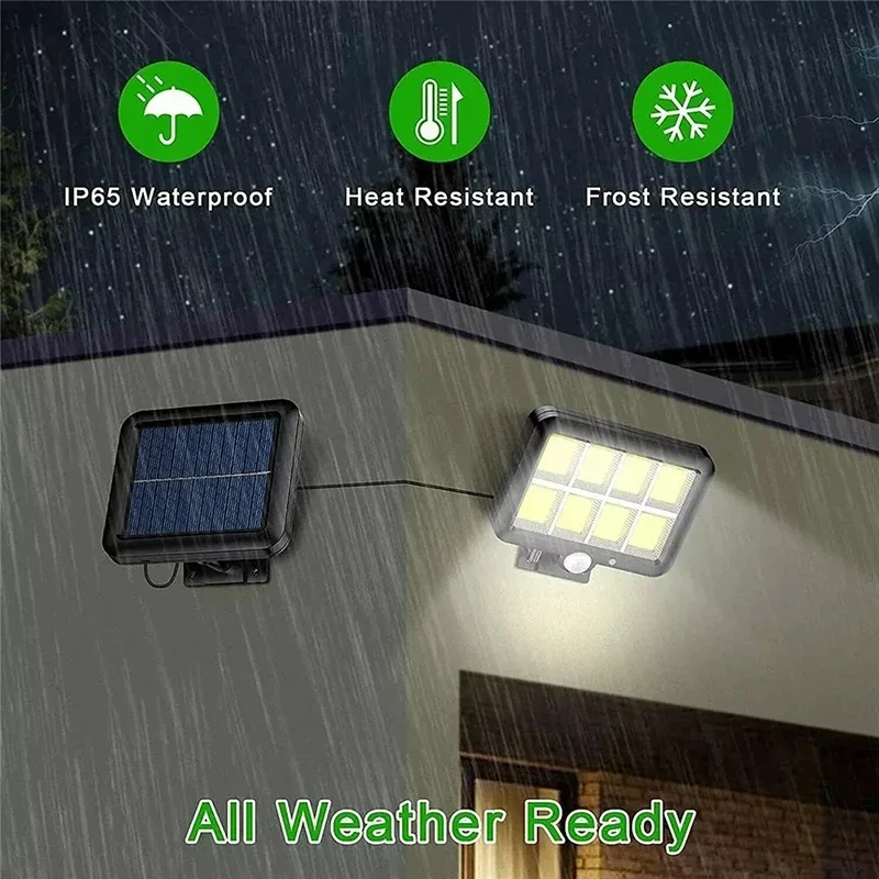 LED Solar Split Wall Lamp Outd - Home Security Flood Lights 评论和价格