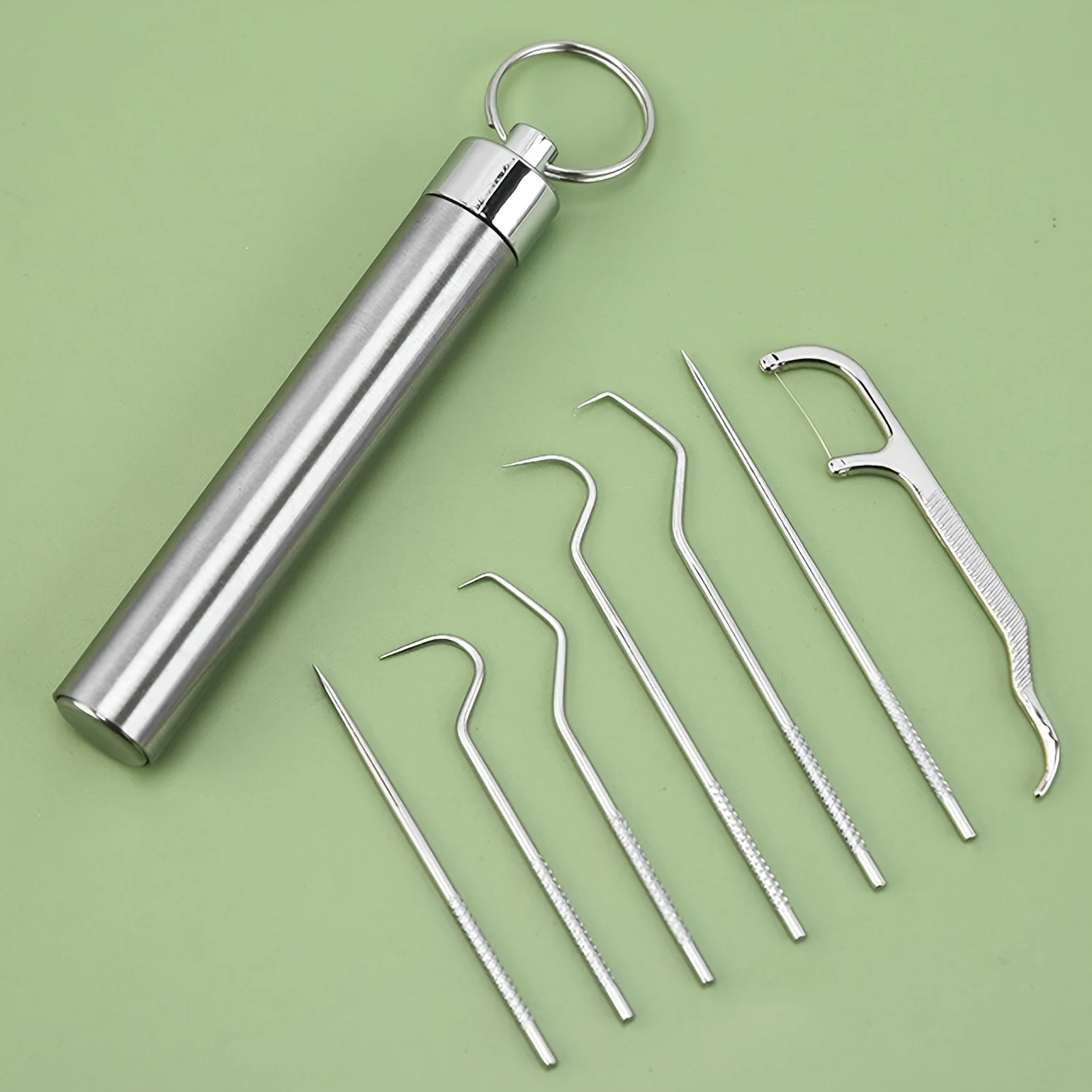 Stainless Steel Toothpick Set  - Lock Picking Set 评论和价格