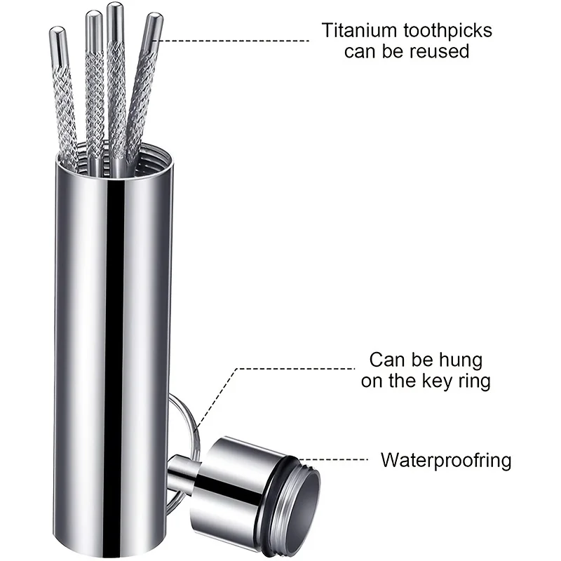 Stainless Steel Toothpick Set  - Lock Picking Set 评论和价格