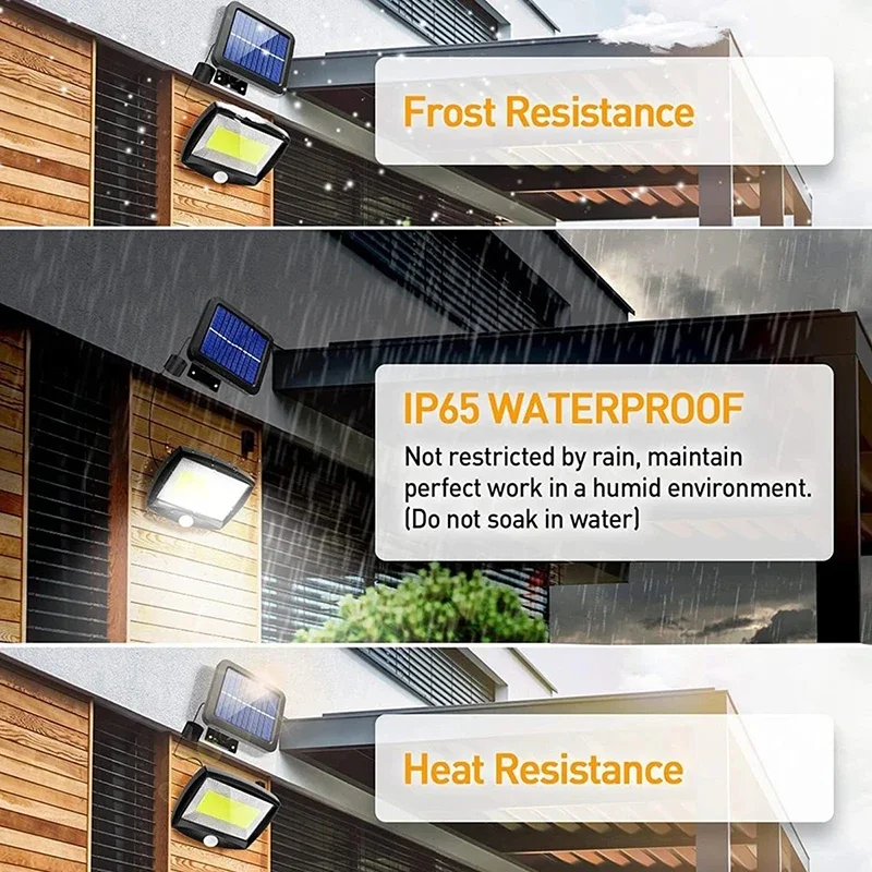 LED Solar Split Wall Lamp Outd - Home Security Flood Lights 评论和价格