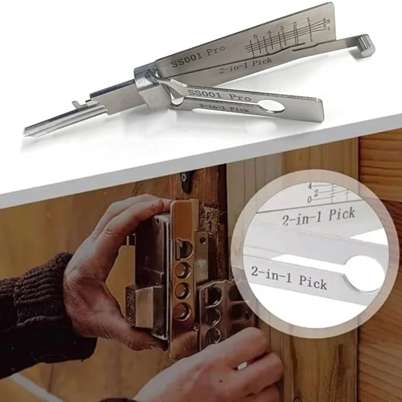 SS001 Pro Stainless Steel Key  - Lock Picking Set 评论和价格