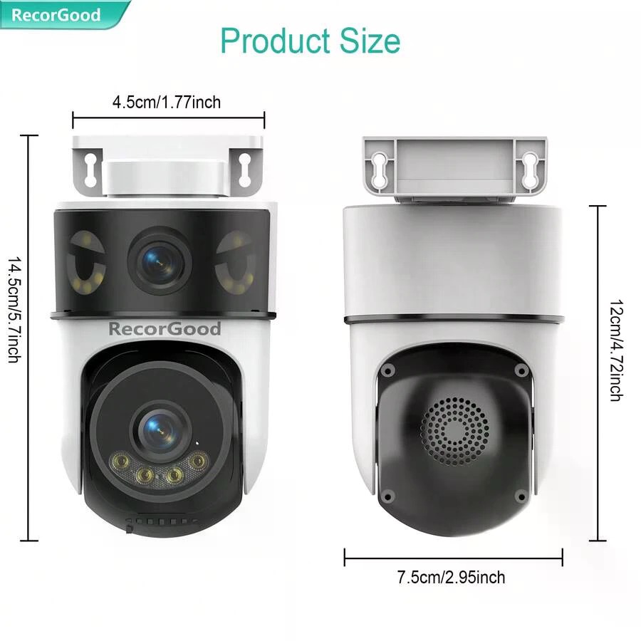 RecorGood Dual-Lens Dual-View  - Home Security No Monthly Fee 评论和价格