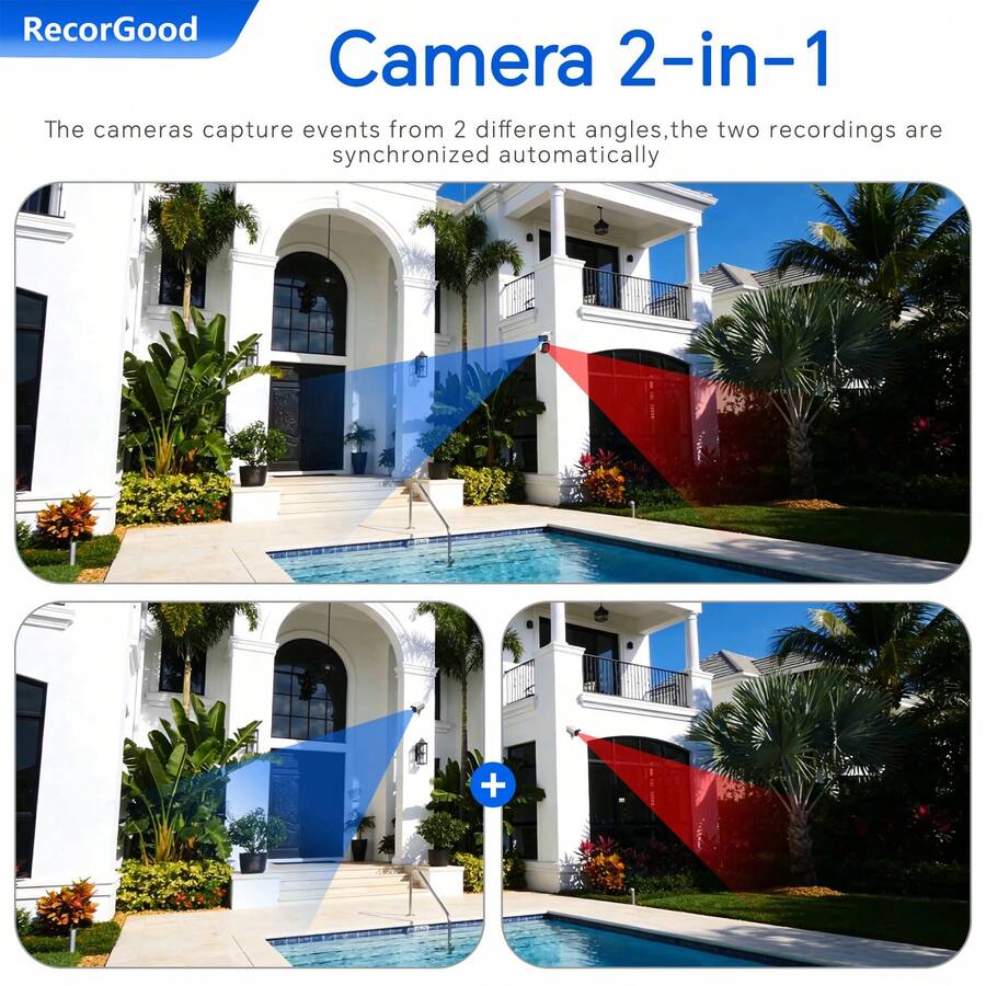 RecorGood Dual-Lens Dual-View  - Home Security No Monthly Fee 评论和价格