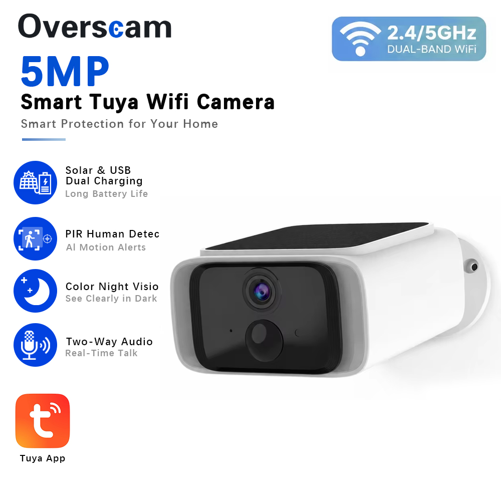 Tuya 5MP Solar Security Camera - Home Security Blink 评论和价格