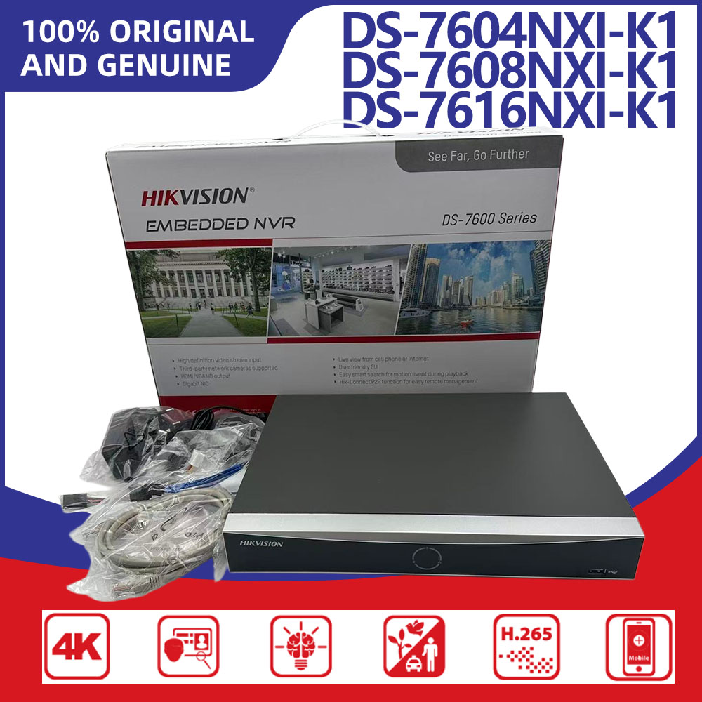 Hikvision DS-7604NXI-K1 DS-760 - Home Security Hikvision 评论和价格