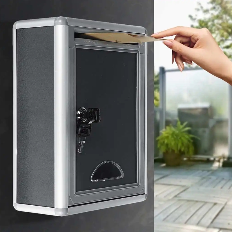 Aluminum Alloy Post Box Wall M - Home Security Letters 评论和价格