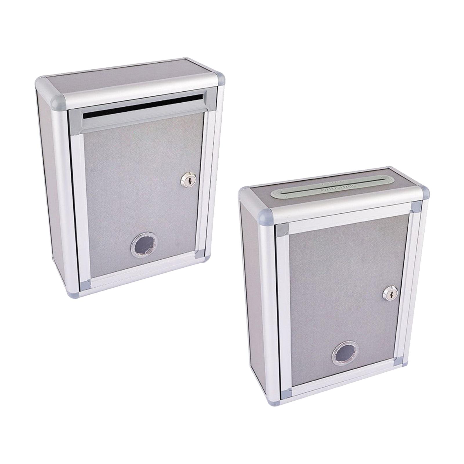 Wall Mail Box with Lock Metal  - Home Security Letters 评论和价格