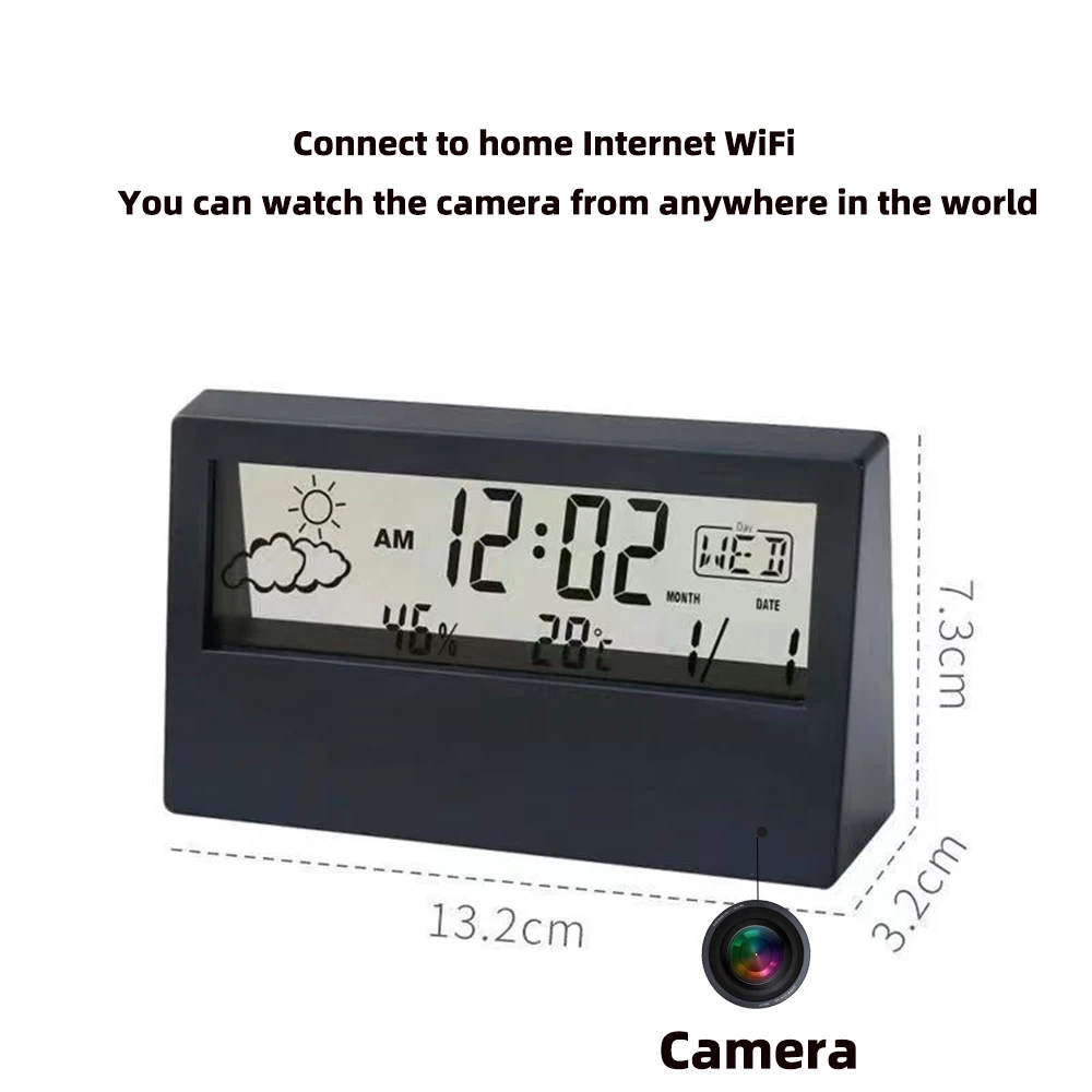 4K WiFi Clock Camera with Moti - Home Security Honeywell 评论和价格