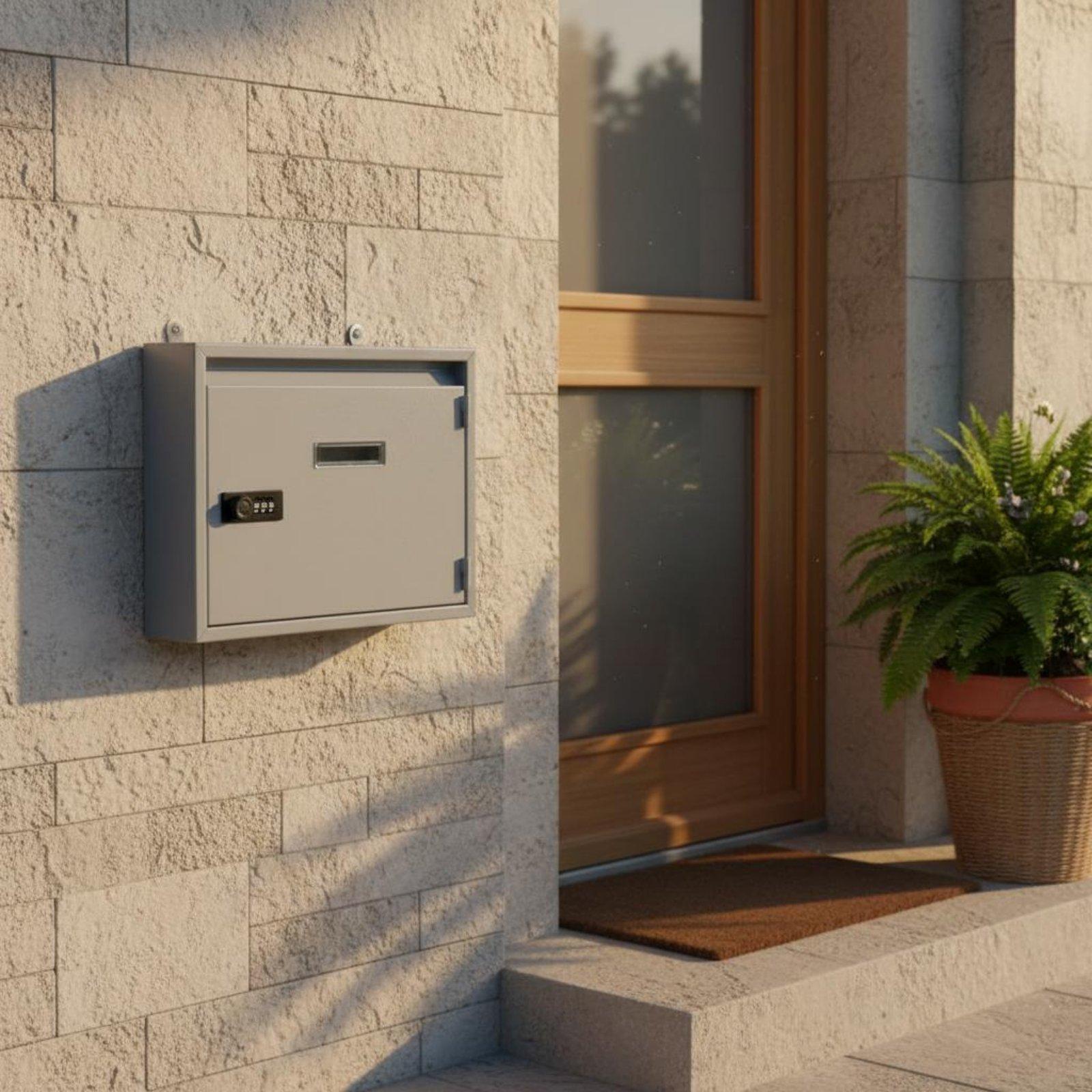 Mailbox with Lock Home Exterio - Home Security Letters 评论和价格