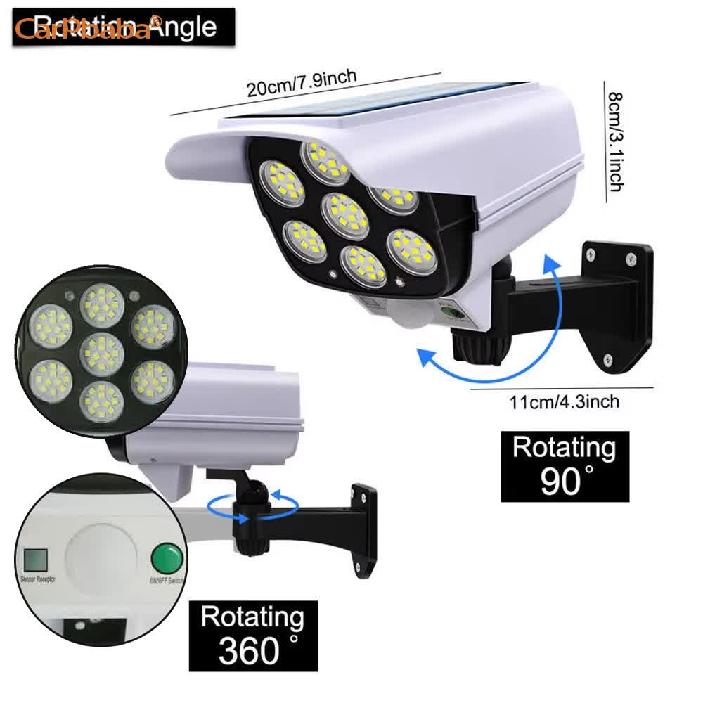 Outdoor Solar Light Motion Sen - Home Security Flood Lights 评论和价格