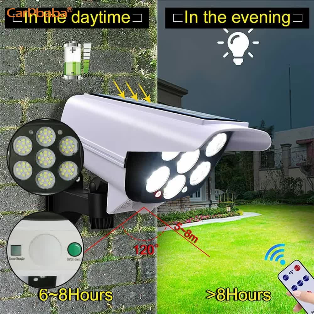 Outdoor Solar Light Motion Sen - Home Security Flood Lights 评论和价格