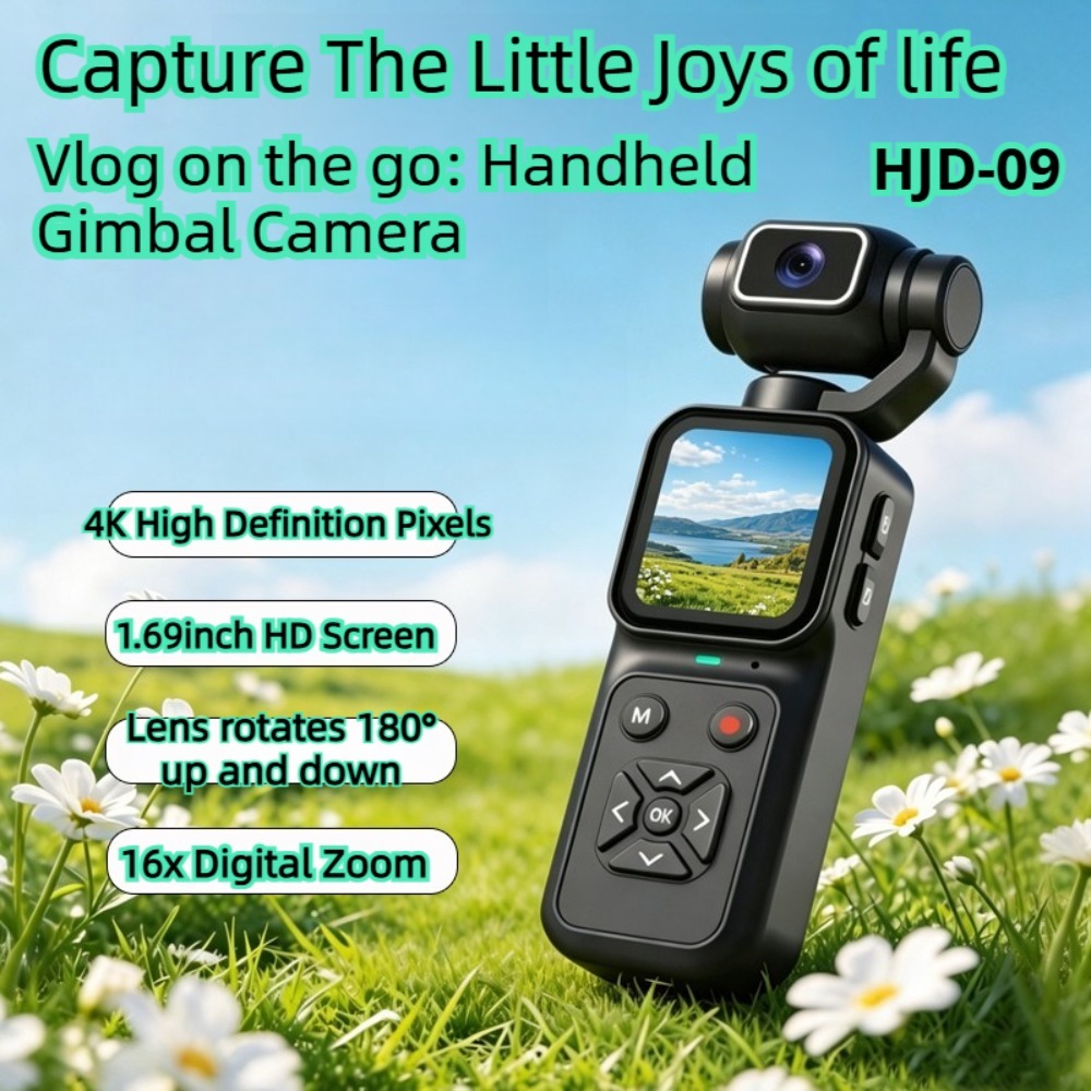 HJD-09 4K Vlogging Camera 180° - Ip Camera Outdoor 4K 评论和价格
